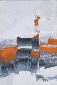 轻奢手绘抽象油画装饰画