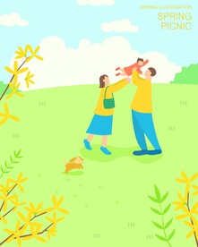 春天插画