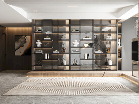 现代客厅背景墙