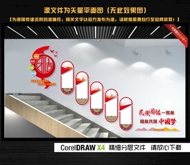 民族团结楼梯文化