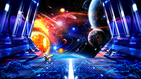 宇宙星空太阳系