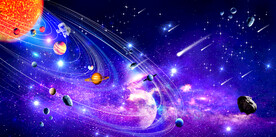 星空星系太阳系