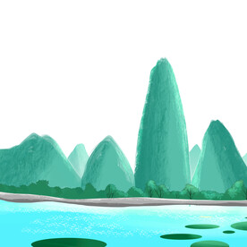 国潮山脉元素