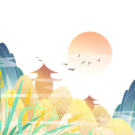 国潮青山元素