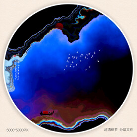 禅意水墨画