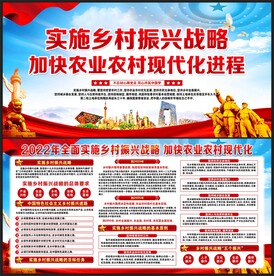 乡村振兴展板