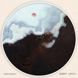 装饰水墨画