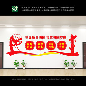 质量月文化墙