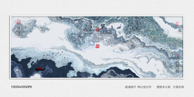 装饰水墨画