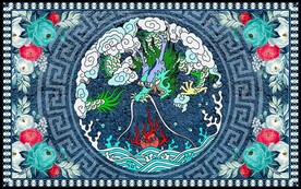 中式吉祥龙地毯