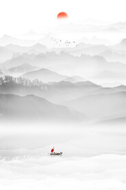 意境山水画
