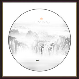 新中式山水画