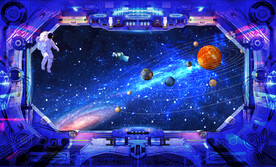  星空电视背景墙