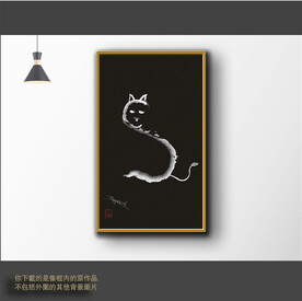 新中式简约抽象装饰画