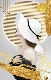 时尚美女玄关