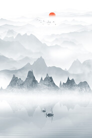 意境山水画