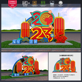 兔年雕塑