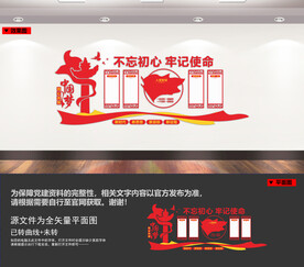 党员活动室文化墙