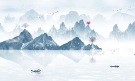 意境水墨山水