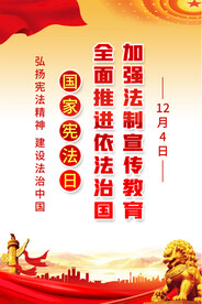国家宪法日宣传海报