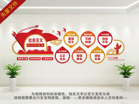 社会主义核心价值观背景墙
