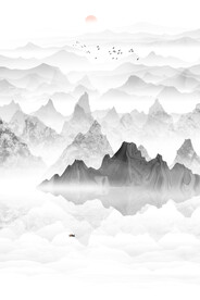 玄关水墨画