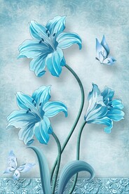 百合花装饰画
