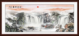 办公室装饰画 客厅风水画