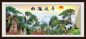 大厅山水画