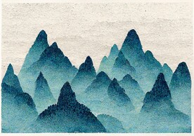 水墨艺术地毯