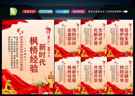 枫桥经验展板