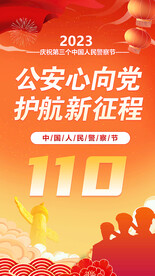 110警察节