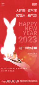 春节年俗海报