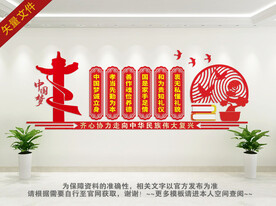 中国梦文化墙