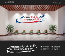 励志文化墙 