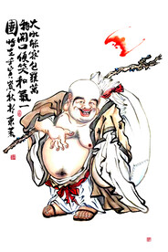 弥勒佛画