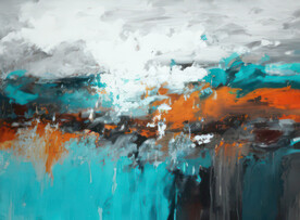 抽象油画