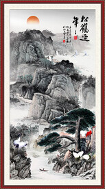 玄关山水画