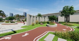 办公室中空花园