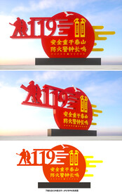 消防雕塑