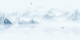 禅意山水画