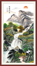  国画山水