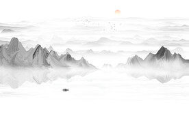 禅意山水画