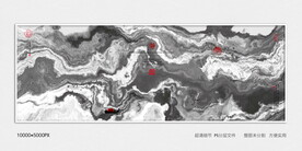 黑白水墨画