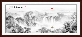 客厅山水画