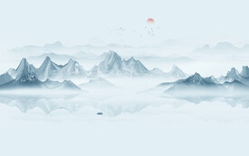 禅意山水画