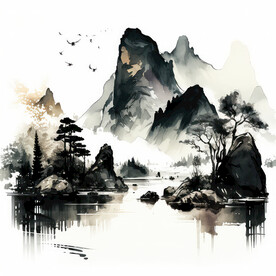 水墨江南