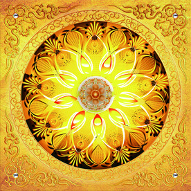 金色欧式花纹