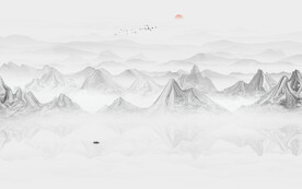 禅意山水画