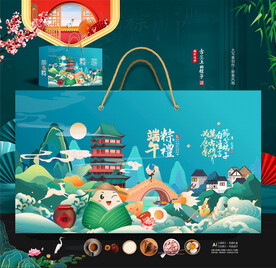 端午国潮包装礼盒设计